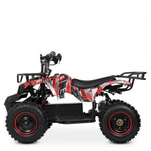 Детский электро квадроцикл для подростков PROFI HB-ATV800AS-3, красный