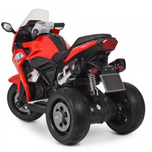 Детский мотоцикл Bambi M 3688 EL-3 BMW, красный