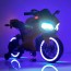 Дитячий мотоцикл Bambi M 4104 EL-4 Ducati, синій