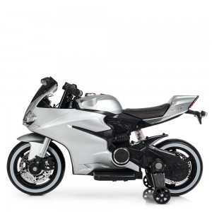 Детский мотоцикл Bambi M 4104 ELS-11 Ducati, серый