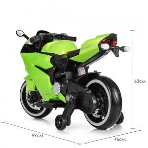 Дитячий мотоцикл Bambi M 4104 ELS-5 Ducati, зелений