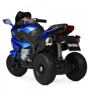 Детский мотоцикл Bambi M 4188 AL-4 BMW, синий