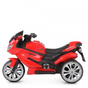 Детский мотоцикл Bambi M 4204 EBLR-3 Suzuki, красный