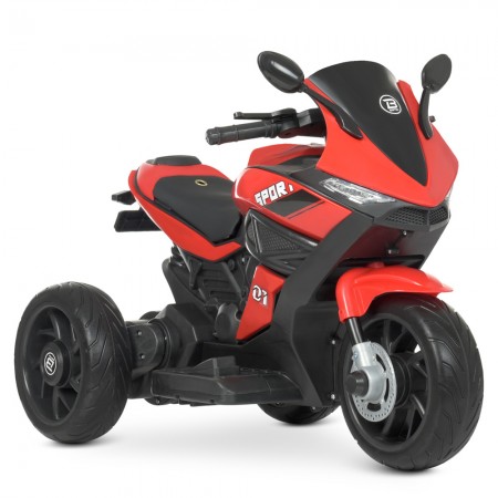 Детский мотоцикл Ducati Bambi M 4454EL-3 красный, 2 мотора по 35W, EVA, кожа, MP3/USB/TF