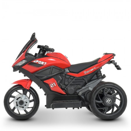 Детский мотоцикл Ducati Bambi M 4454EL-3 красный, 2 мотора по 35W, EVA, кожа, MP3/USB/TF