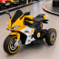 Детский мотоцикл Ducati Panigale M 6307EL-6 желтый, 2 мотора по 25W, EVA, экокожа, MP3, USB, Bluetooth