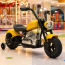 Дитячий мотоцикл Harley-Davidson Fat Boy M 6016AL-6, 1 мотор 350W, Bluetooth, USB, TF, екошкіра, надувні гумові колеса, жовтий