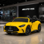 Двухместный детский электромобиль Mercedes-AMG GT R Roadster M 6315EBLR-6, 2 мотора по 320W, EVA, кожа, MP3, Bluetooth, желтый