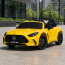 Двухместный детский электромобиль Mercedes-AMG GT R Roadster M 6315EBLR-6, 2 мотора по 320W, EVA, кожа, MP3, Bluetooth, желтый