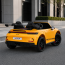 Двомісний дитячий електромобіль Porsche 911 GT3 RS M 6111EBLR-6, 2 мотори по 320W, EVA колеса, екошкіра, MP3, Bluetooth, жовтий