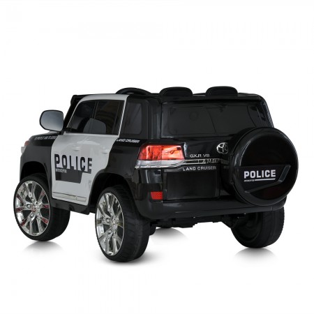 Дитячий електромобіль Джип Bambi JJ 2022 EBLR-2-1(2) (24V) Toyota Land Cruiser Police, чорний