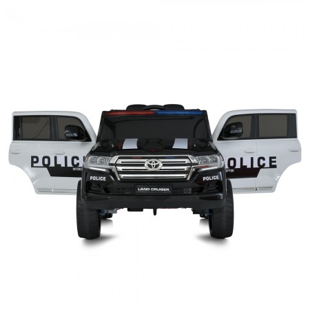 Дитячий електромобіль Джип Bambi JJ 2022 EBLR-2-1(2) (24V) Toyota Land Cruiser Police, чорний