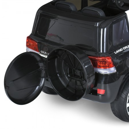 Дитячий електромобіль Джип Bambi JJ 2022 EBLR-2-1(2) (24V) Toyota Land Cruiser Police, чорний
