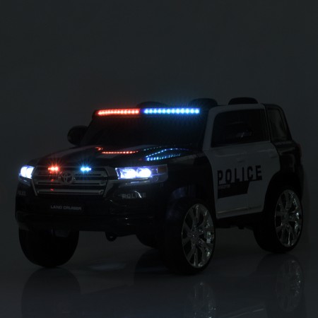 Дитячий електромобіль Джип Bambi JJ 2022 EBLR-2-1(2) (24V) Toyota Land Cruiser Police, чорний