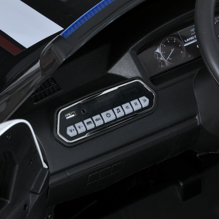 Дитячий електромобіль Джип Bambi JJ 2022 EBLR-2-1(2) (24V) Toyota Land Cruiser Police, чорний
