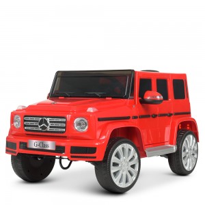 Дитячий електромобіль Джип Bambi JJ 2077 EBLR-3 Гелендваген Mercedes AMG, червоний