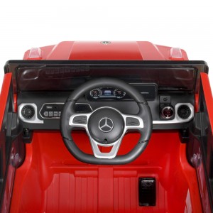 Дитячий електромобіль Джип Bambi JJ 2077 EBLR-3 Гелендваген Mercedes AMG, червоний