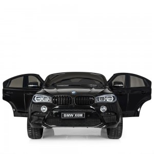 Двомісний дитячий електромобіль Джип Bambi JJ 2168-2 EBLR-2 BMW X6M, чорний