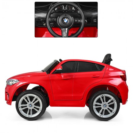 Детский электромобиль Bambi JJ 2199 BMW X6M джип красный