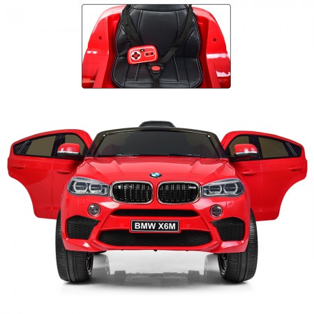 Детский электромобиль Bambi JJ 2199 BMW X6M джип красный
