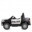 Детский электромобиль Джип Bambi JJ 2255 EBLR-2-1 Toyota Tundra Police, двухместный, черно-белый