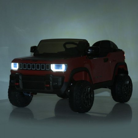 Детский электромобиль Джип Jeep Recon JJ2500EBLR-1 двухместный, 4 мотора по 25W, EVA, кожа, MP3, USB, Bluetooth, белый