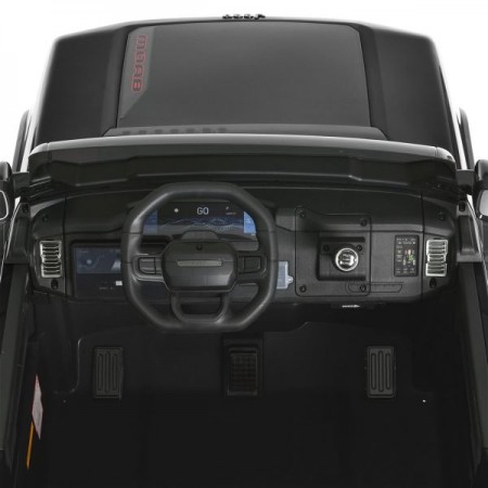 Дитячий електромобіль Джип Jeep Recon JJ2500EBLR-2 двомісний, 4 мотори по 25W, EVA, екошкіра, MP3, USB, Bluetooth, чорний Дитячий електромобіль Джип Jeep Recon JJ2500EBLR-2 двомісний, 4 мотори по 25W, EVA, екошкіра, MP3, USB, Bluetooth, чорний