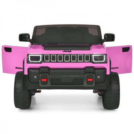 Дитячий електромобіль Джип Jeep Recon JJ2500EBLR-8 двомісний, 4 мотори по 25W, EVA, екошкіра, MP3, USB, Bluetooth, рожевий Дитячий електромобіль Джип Jeep Recon JJ2500EBLR-8 двомісний, 4 мотори по 25W, EVA, екошкіра, MP3, USB, Bluetooth, рожевий