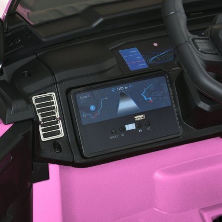 Дитячий електромобіль Джип Jeep Recon JJ2500EBLR-8 двомісний, 4 мотори по 25W, EVA, екошкіра, MP3, USB, Bluetooth, рожевий Дитячий електромобіль Джип Jeep Recon JJ2500EBLR-8 двомісний, 4 мотори по 25W, EVA, екошкіра, MP3, USB, Bluetooth, рожевий