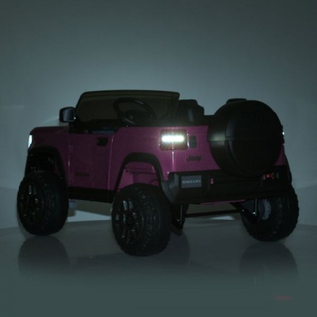 Дитячий електромобіль Джип Jeep Recon JJ2500EBLR-8 двомісний, 4 мотори по 25W, EVA, екошкіра, MP3, USB, Bluetooth, рожевий Дитячий електромобіль Джип Jeep Recon JJ2500EBLR-8 двомісний, 4 мотори по 25W, EVA, екошкіра, MP3, USB, Bluetooth, рожевий
