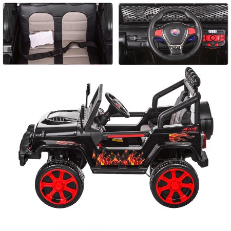 Электромобиль джип Bambi M 3237EBLR-2-3 с пультом, красный Электромобиль джип Bambi M 3237EBLR-2-3 с пультом, красный