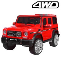 Детский электромобиль Джип Bambi M 3567 4WD EBLR-3 Гелендваген Mercedes, красный