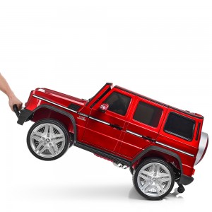 Детский электромобиль Джип Bambi M 3567 4WD EBLRS-3 Гелендваген Mercedes, красный