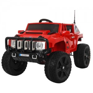 Детский электромобиль Джип Bambi M 3570 EBLR-3 Hummer, красный