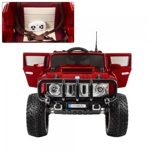 Детский электромобиль Джип Bambi M 3570 EBLRS-3 Hummer, красный