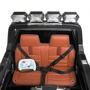 Дитячий електромобіль Джип Bambi M 3573 EBLRS-2 Ford Ranger, двомісний, чорний