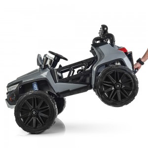 Дитячий електромобіль Джип Bambi M 3598 EBLR-11 Jeep, сірий