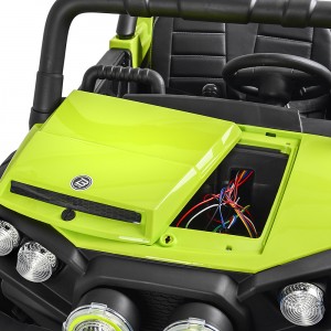 Детский электромобиль Джип Bambi M 3825-1 EBLR-5 Багги, двухместный, зеленый