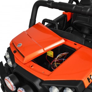 Детский электромобиль Джип Bambi M 3825-2 EBLR-7-1 Багги, двухместный, оранжевый