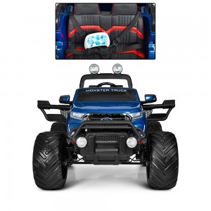 Дитячий електромобіль Джип Bambi M 4013 (MP4) EBLRS-4 Ford Ranger (Monster Truck), синій