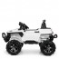 Дитячий електромобіль Джип Bambi M 4107 EBLR-1 Jeep, двомісний, білий