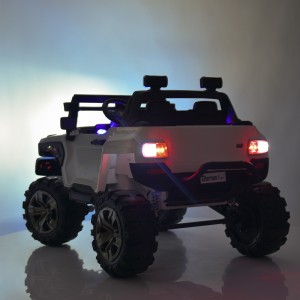 Дитячий електромобіль Джип Bambi M 4107 EBLR-2 Jeep, двомісний, чорний