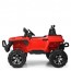 Дитячий електромобіль Джип Bambi M 4107 EBLR-3 Jeep, двомісний, червоний