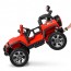 Дитячий електромобіль Джип Bambi M 4111 EBLR-3 Jeep, двомісний, червоний