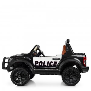 Дитячий електромобіль Джип Bambi M 4173 EBLR-2 Ford Police, чорний
