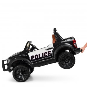 Детский электромобиль Джип Bambi M 4173 EBLR-2 Ford Police, черный