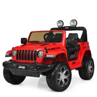 Дитячий електромобіль Джип Bambi M 4176 EBLR-3 Jeep, червоний