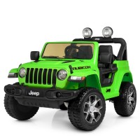 Детский электромобиль Джип Bambi M 4176-1 EBLR-5 Jeep, зеленый