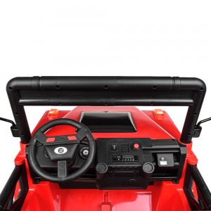 Дитячий електромобіль Джип Bambi M 4178 EBLR-3 Jeep, червоний