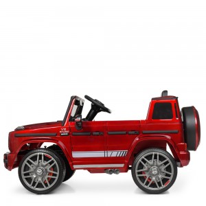 Детский электромобиль Джип Bambi M 4179 EBLRS-3 Mercedes AMG G63 Гелендваген, красный